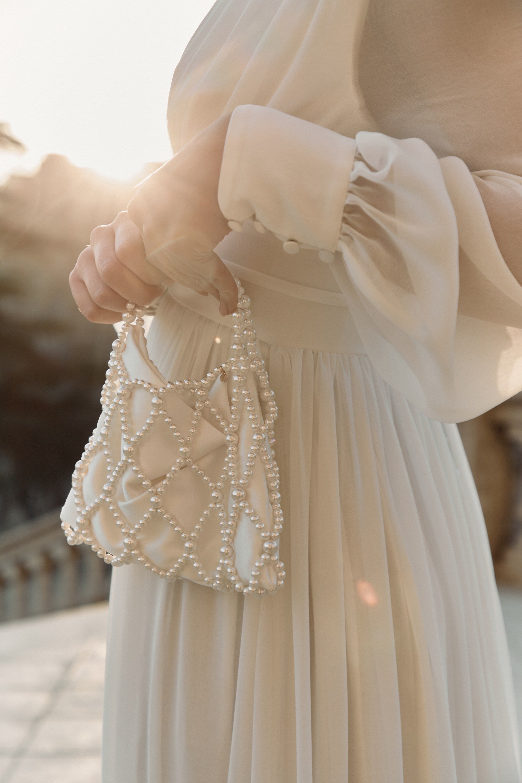 Muguet - Pearl wedding bag