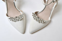 Pair of shoe clips, wedding, romantic bridal accessories, bridesmaids