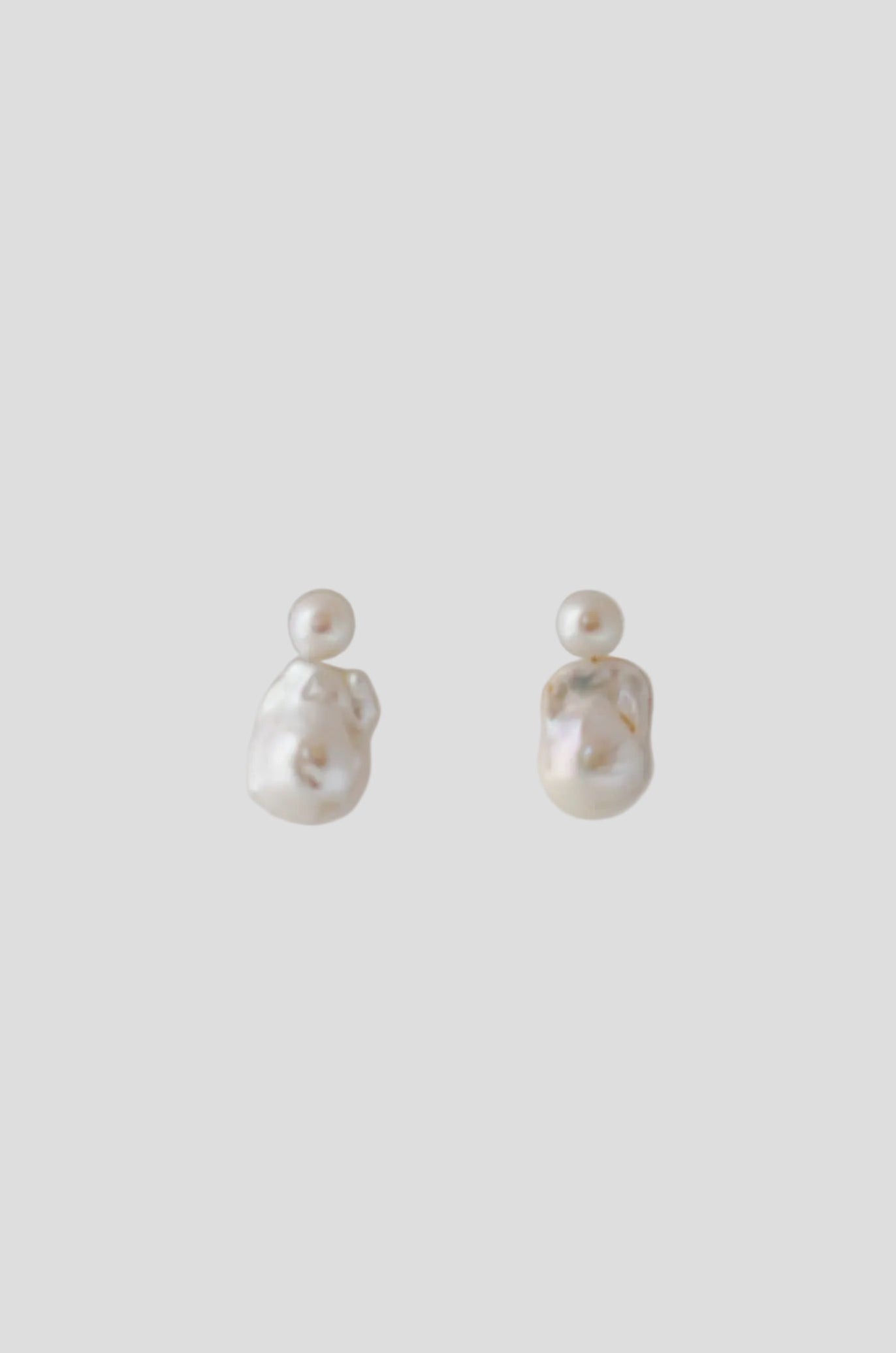 Boucles d'oreilles mariage baroque base perles