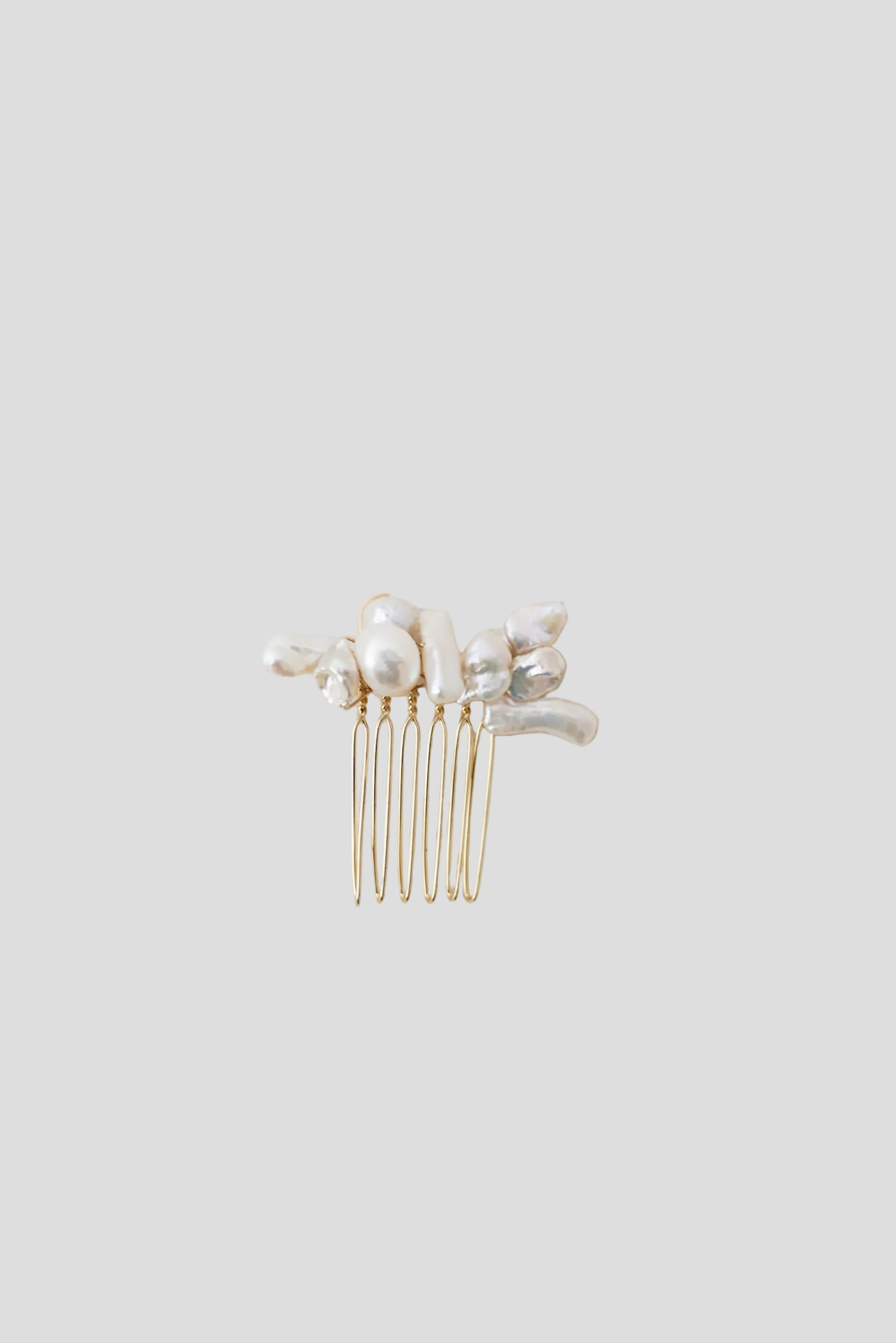 Peigne de mariée perles baroques