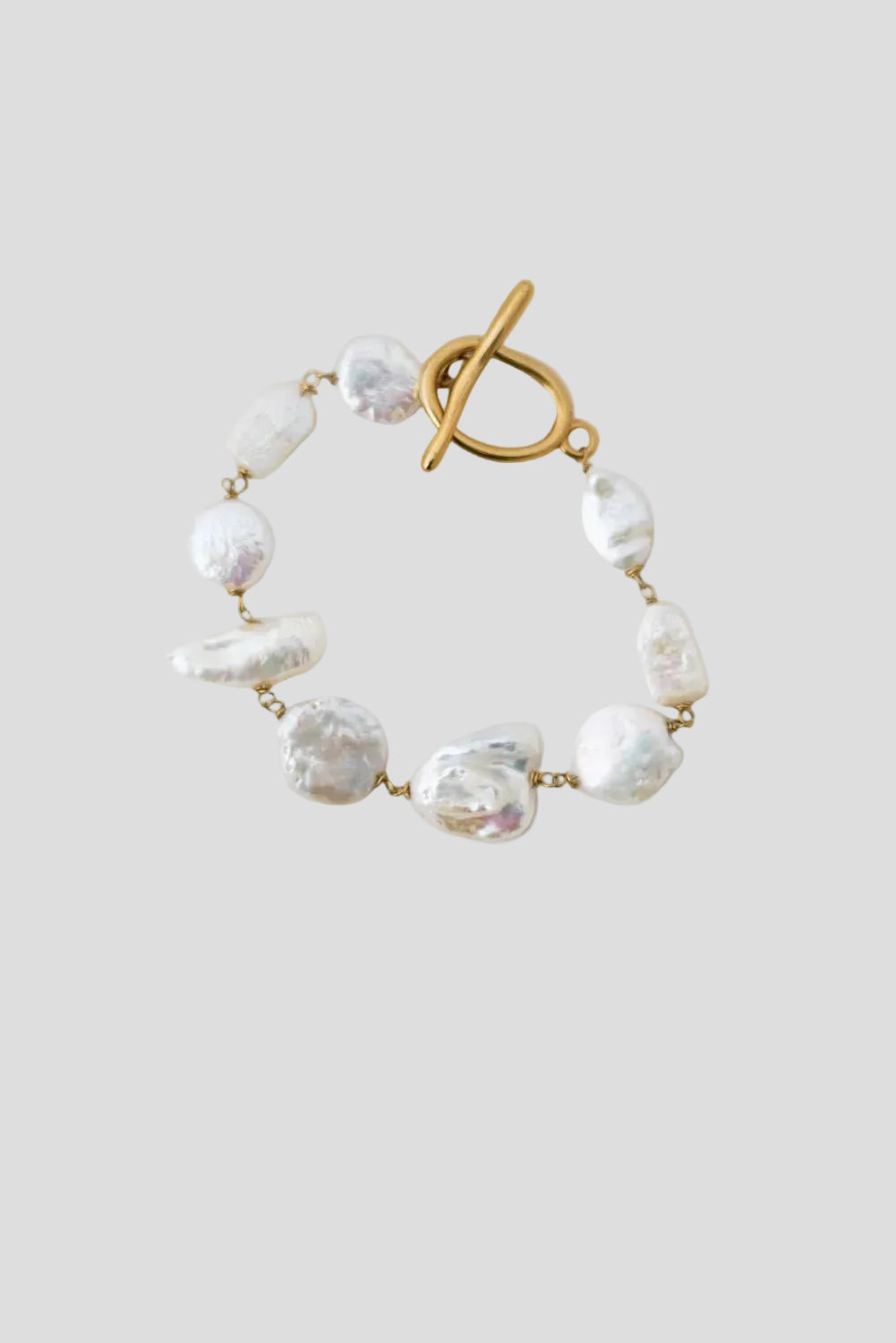 Bracelet perles baroques diverses