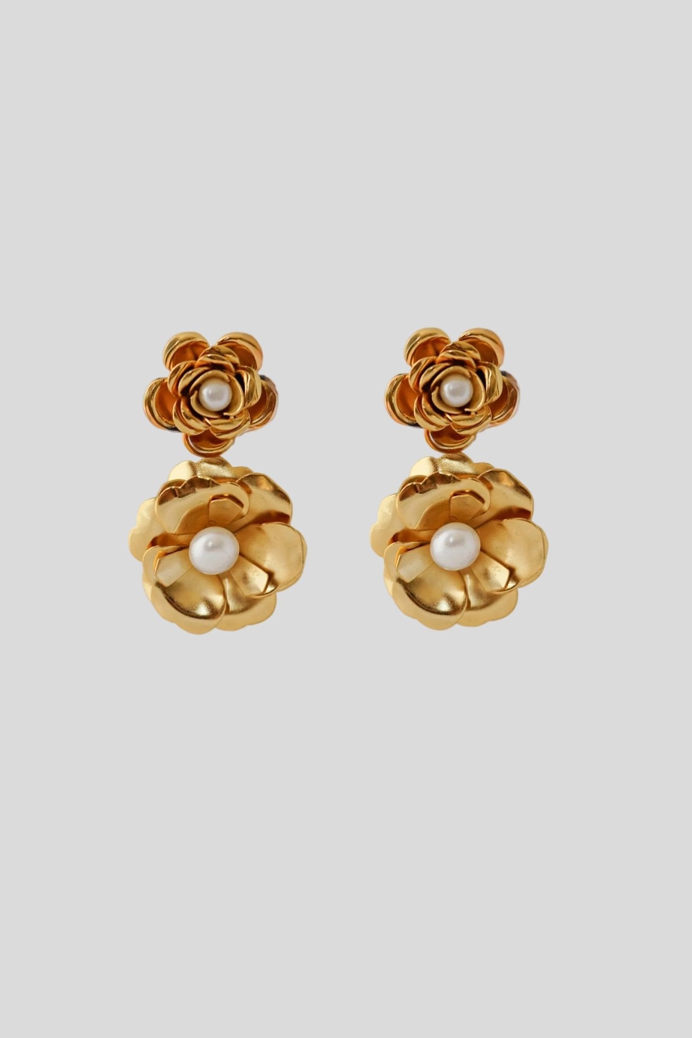 Diascia – Boucles d'oreilles mariage romantique et florale - Boucles d'oreilles longues - Atelier Lilac