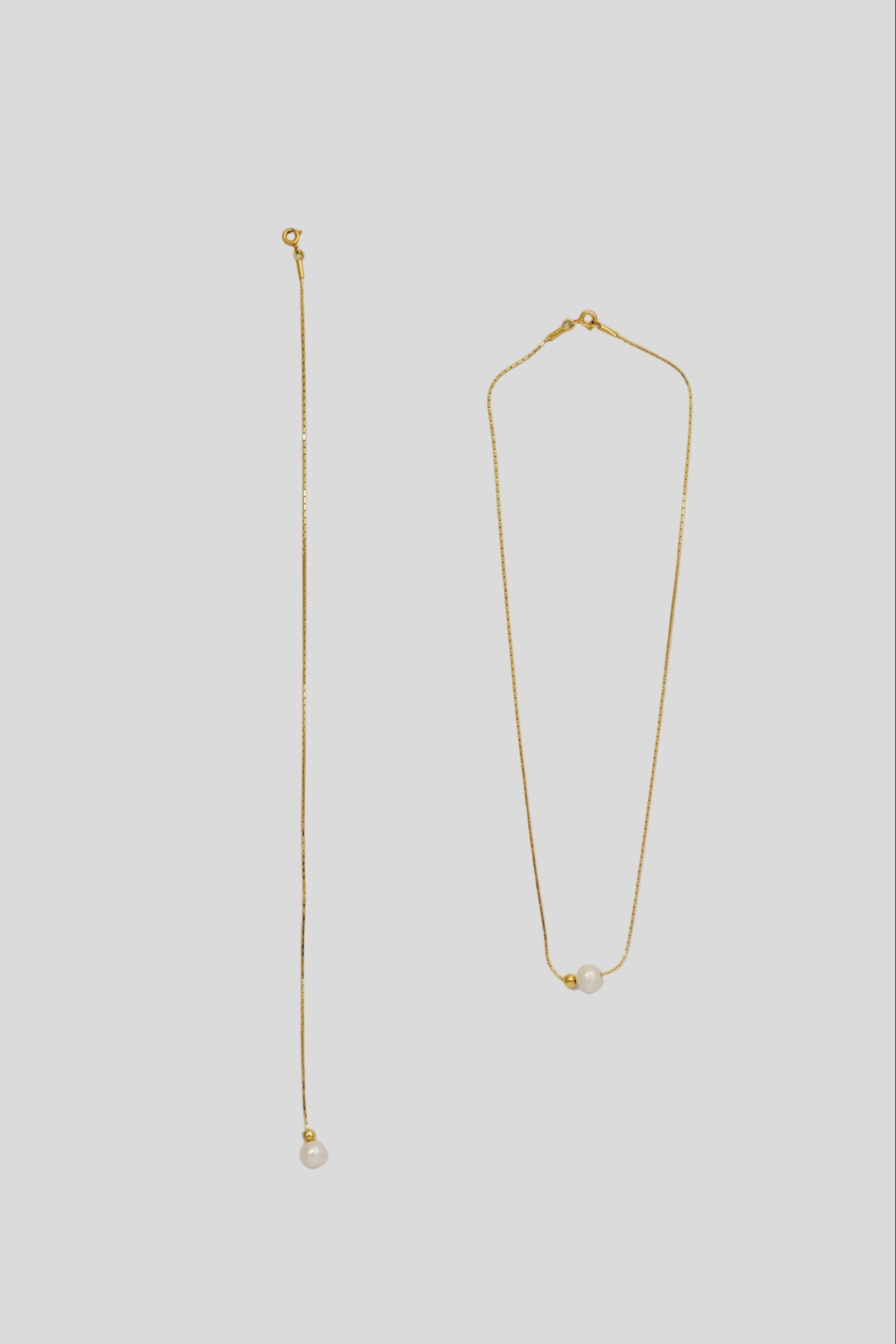 Lobelia – Collier de dos mariage modulable perles d'eau douce