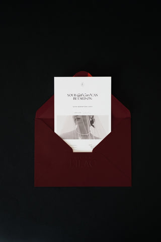 Carte Cadeau Mariage - Atelier Lilac