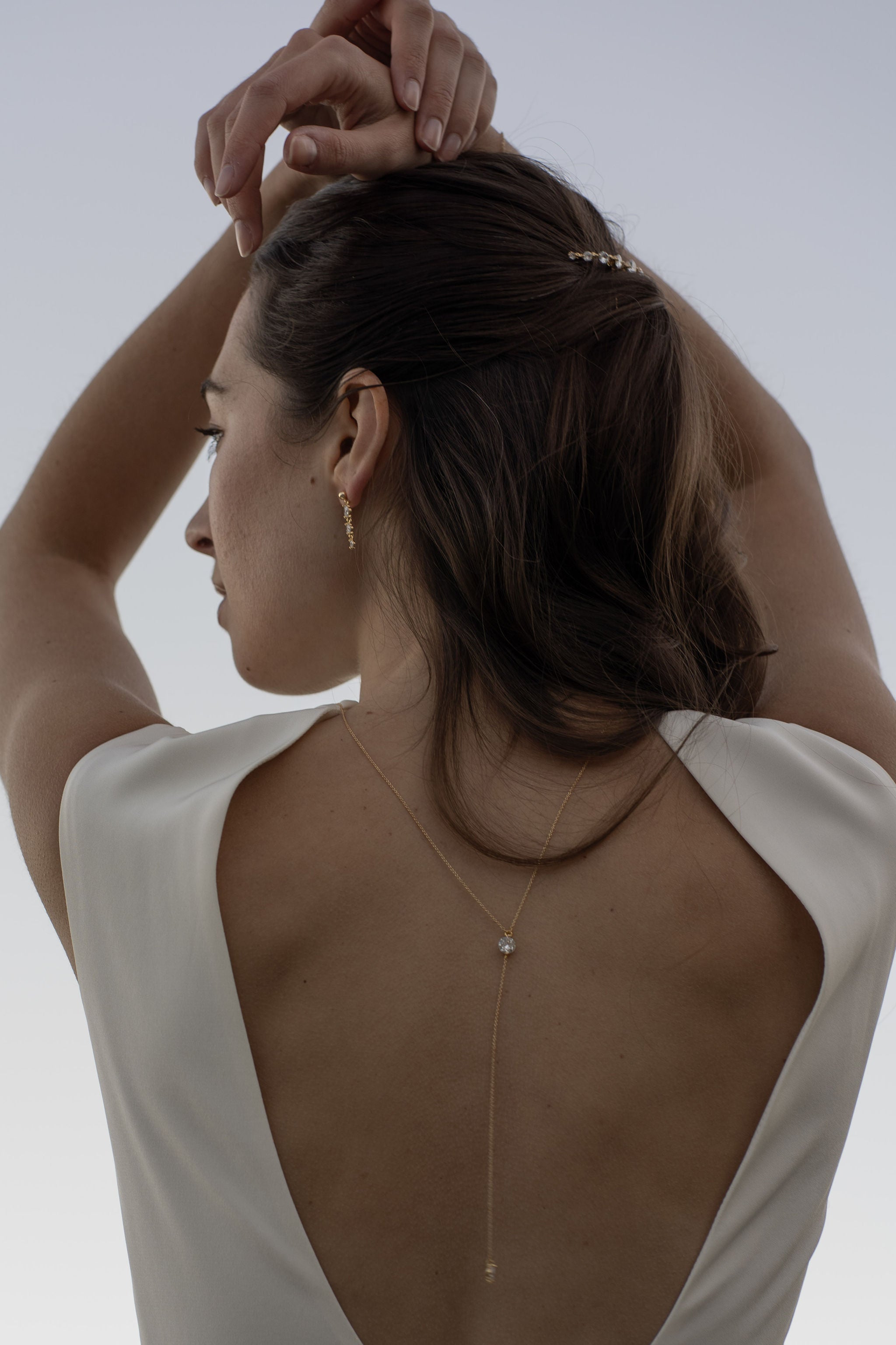 peigne zircon effet diamant