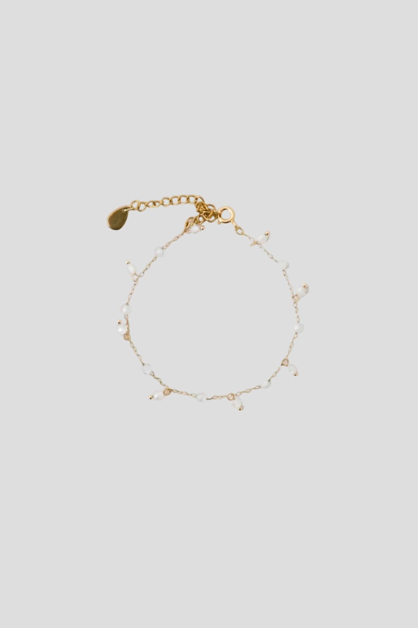 Ayra – Bracelet délicat avec petites perles facettées - Bracelet - Atelier Lilac