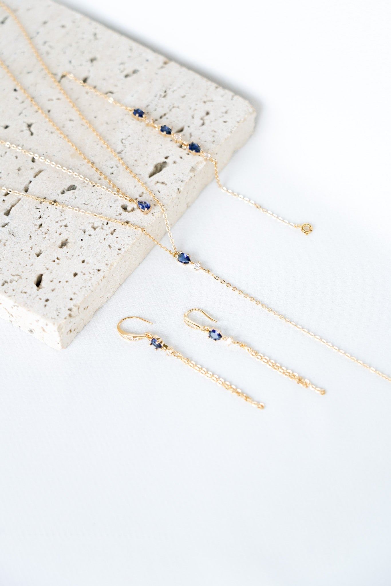 Bleuet - Parure de bijoux mariage Bleu - Parure - Atelier Lilac