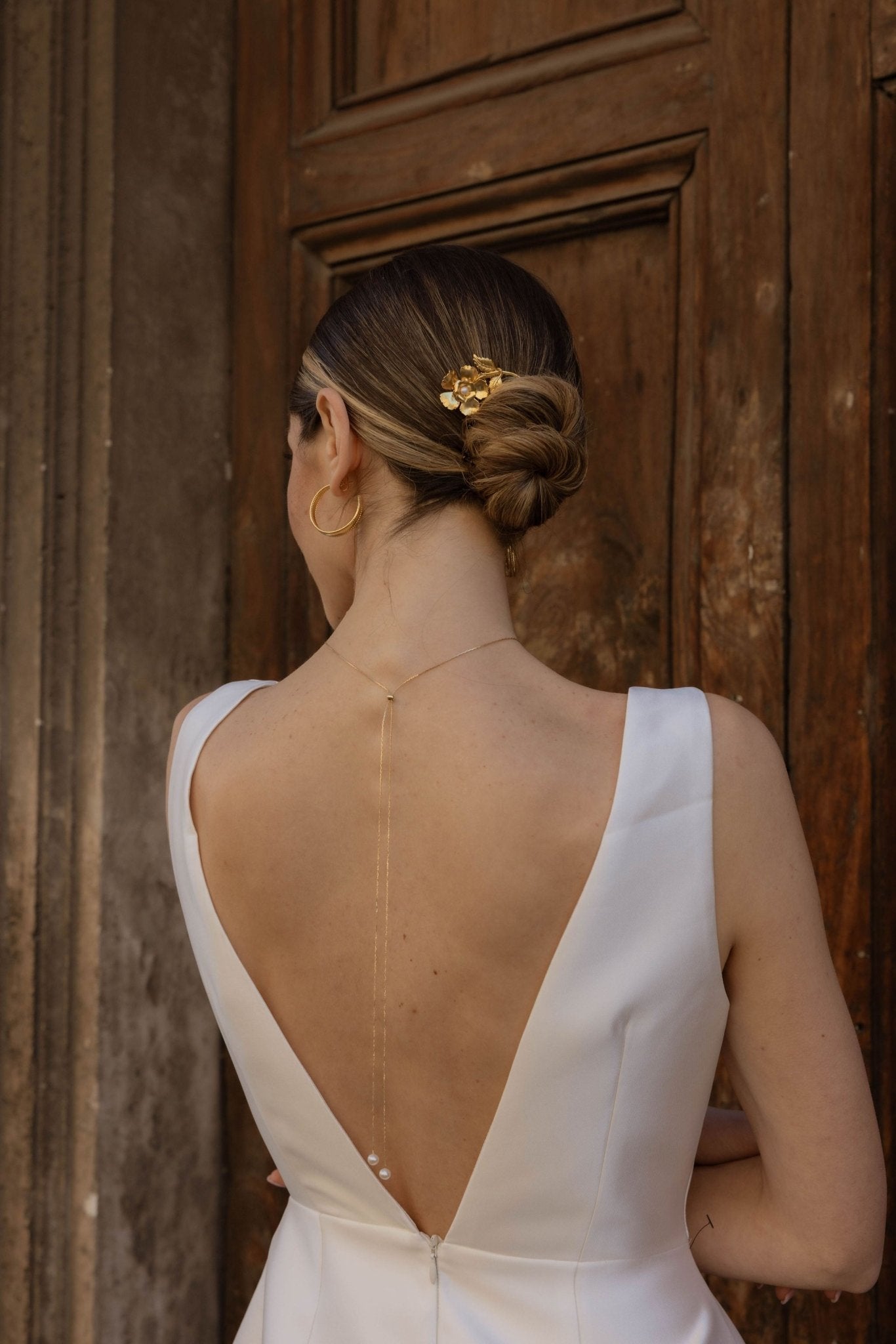 Botticelli Petit - Peigne floral de mariage romantique et boheme - Petit peigne - Atelier Lilac