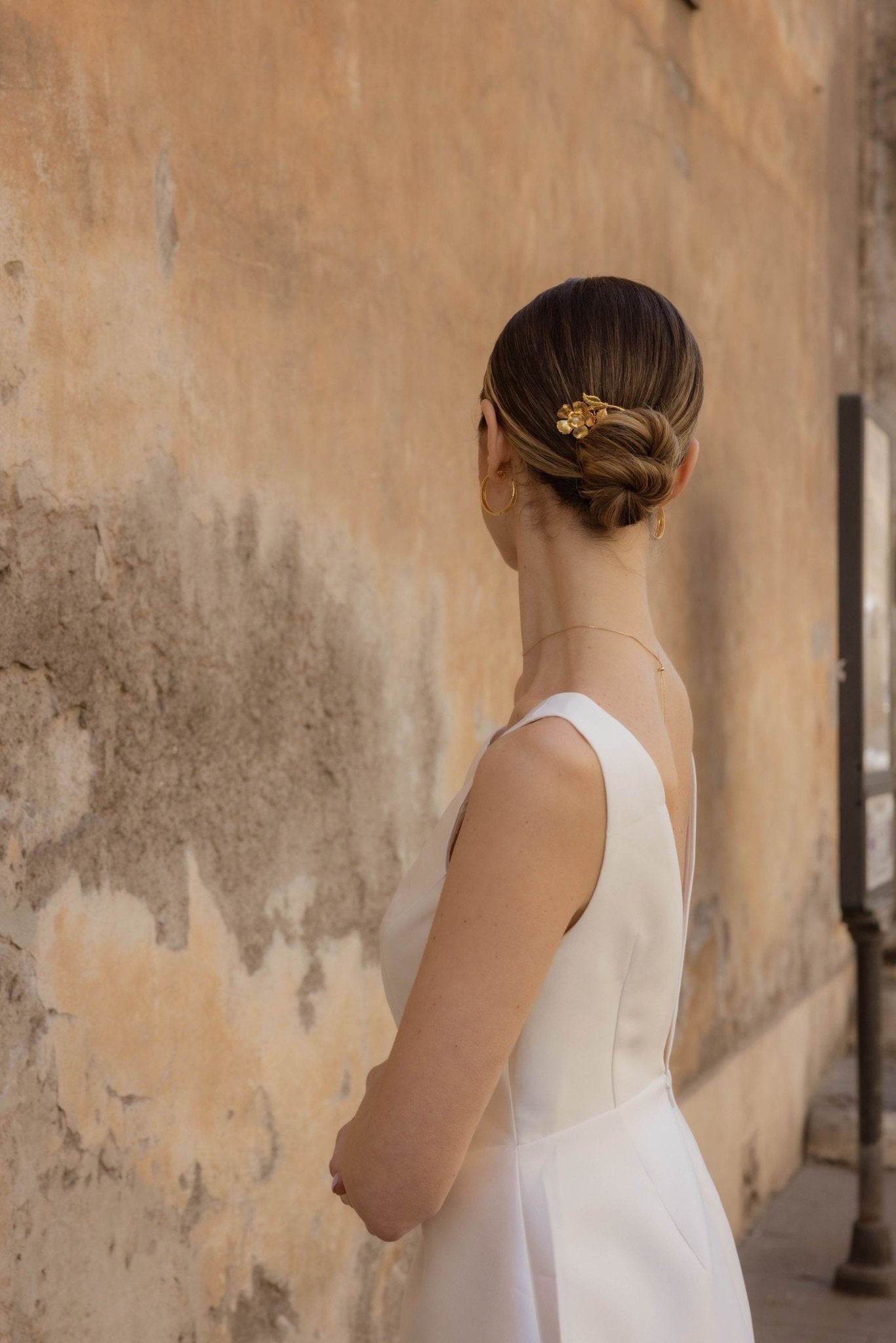 Botticelli Petit - Peigne floral de mariage romantique et boheme - Petit peigne - Atelier Lilac