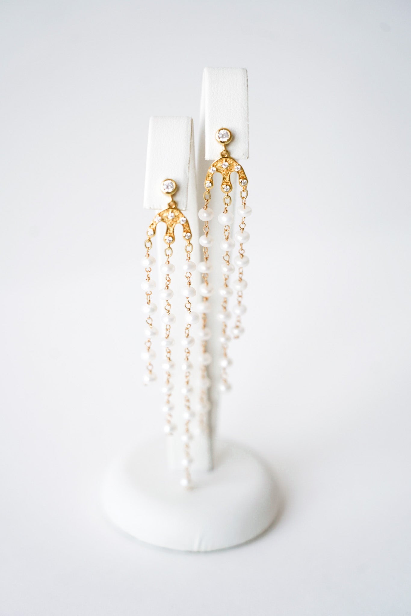 Cigogne - Boucles d'oreilles pendantes et délicates en argent 925 - Boucles d'oreilles longues - Atelier Lilac