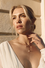 Mésange - Collier Moderne en perles naturelles