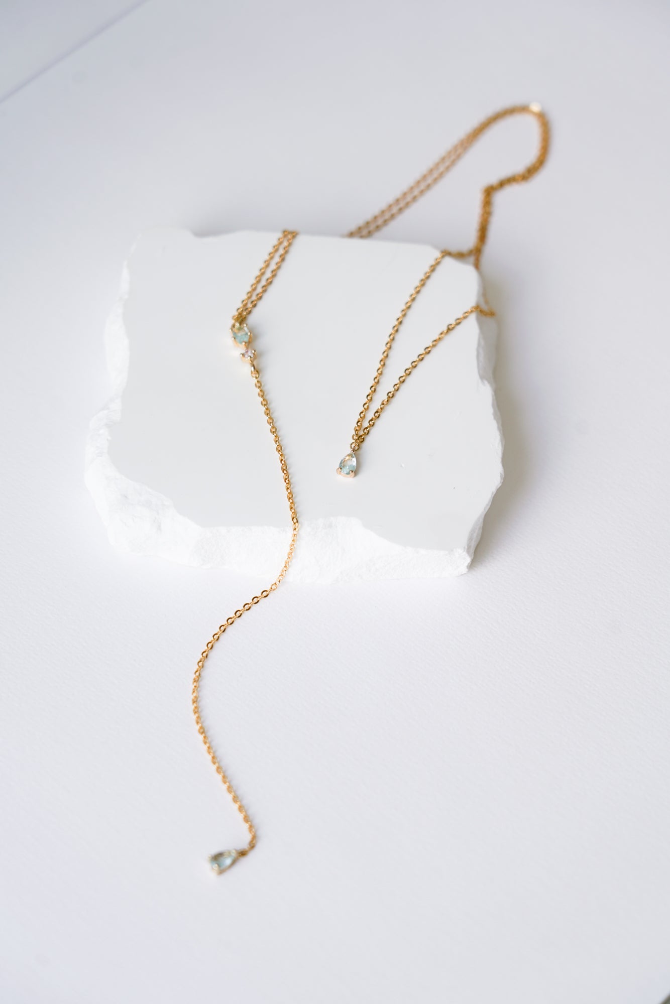 Demoiselle - Collier de dos cristal - Collier de dos - Atelier Lilac