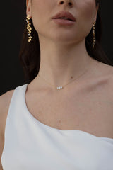 Donatella - Collier de mariage minimaliste argent 925