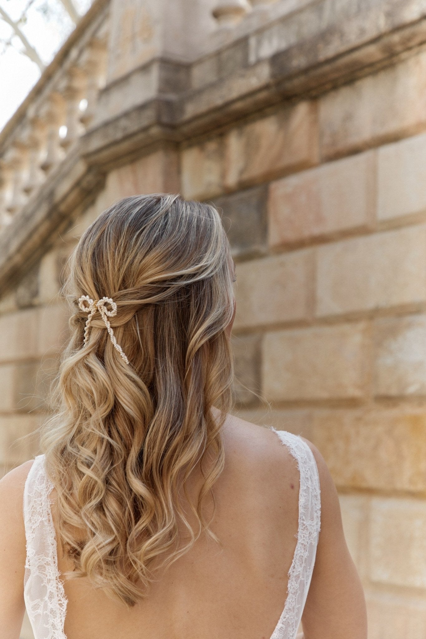 Etourneau - Peigne noeud - papillon en perles - Peigne - Atelier Lilac
