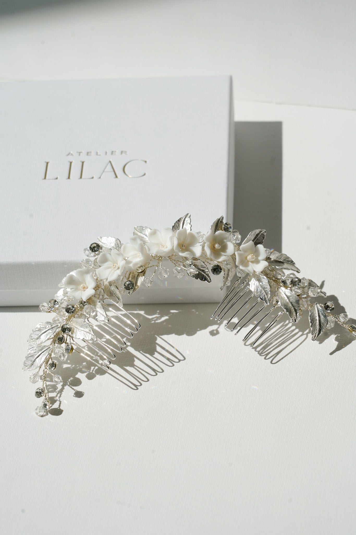 Freesia - Peigne mariée fleurs - Peigne - Atelier Lilac