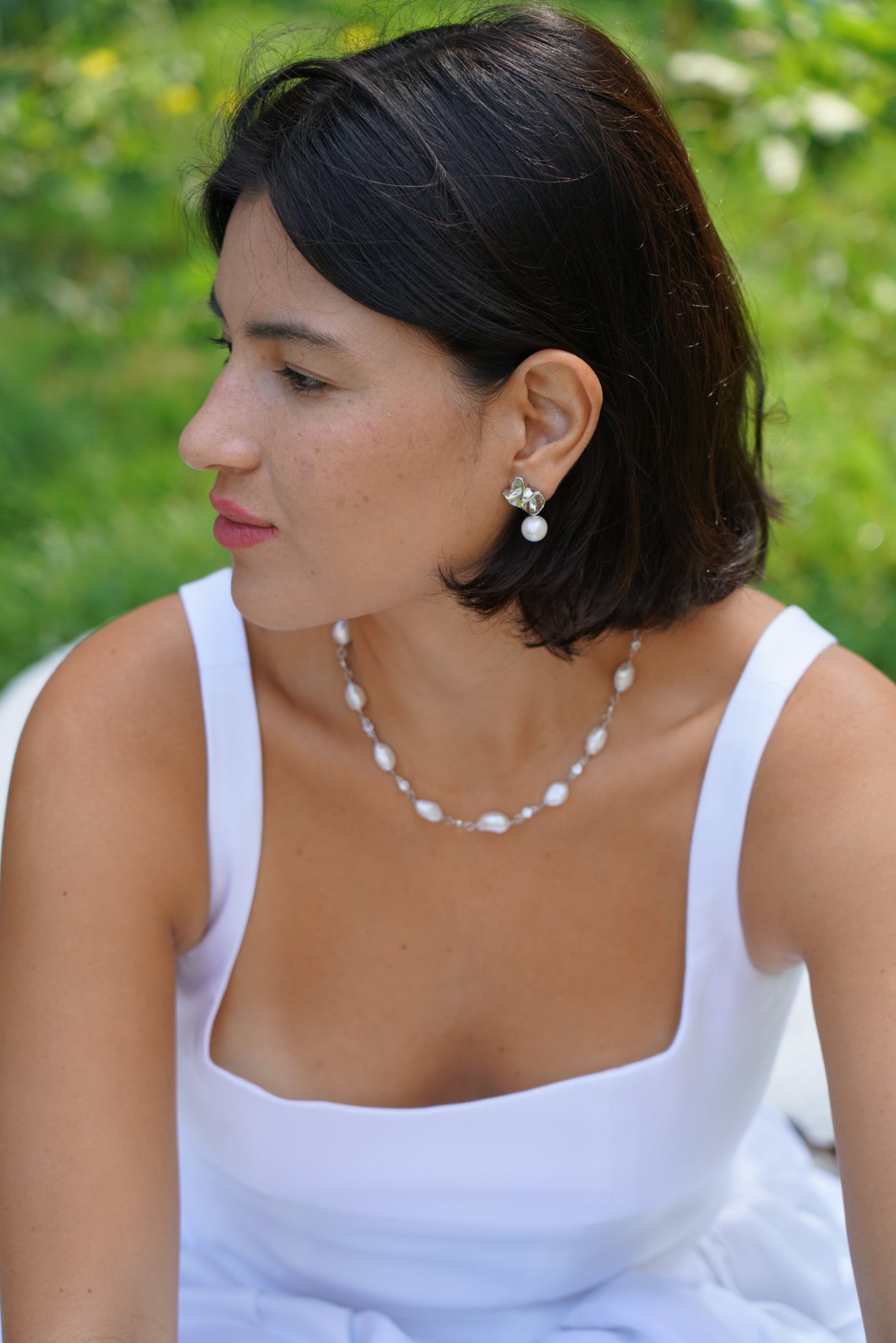 Gardénia - Ras de cou perles baroques - Collier - Atelier Lilac