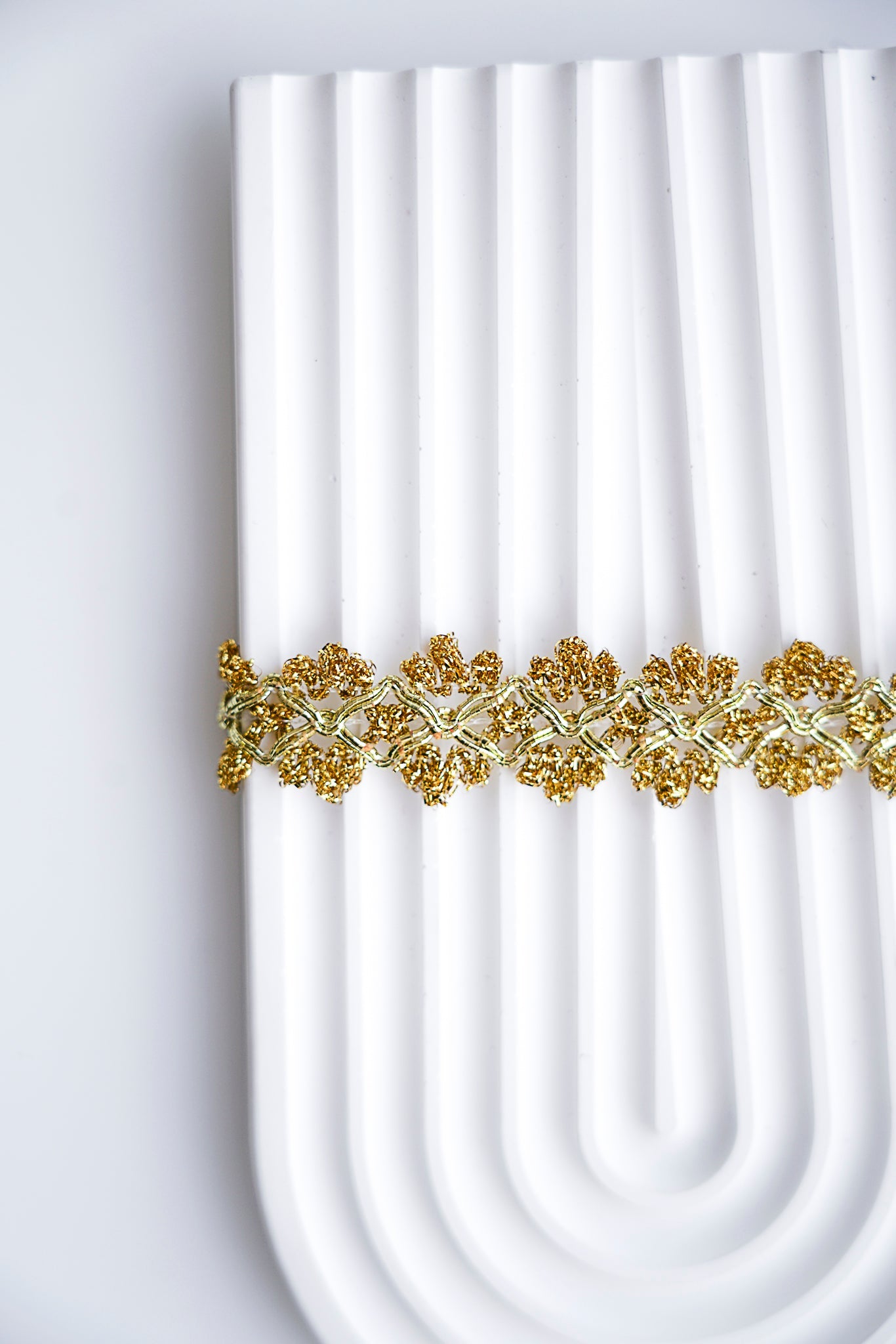 Headband Losanges dorées coiffure mariage - Headband - Atelier Lilac