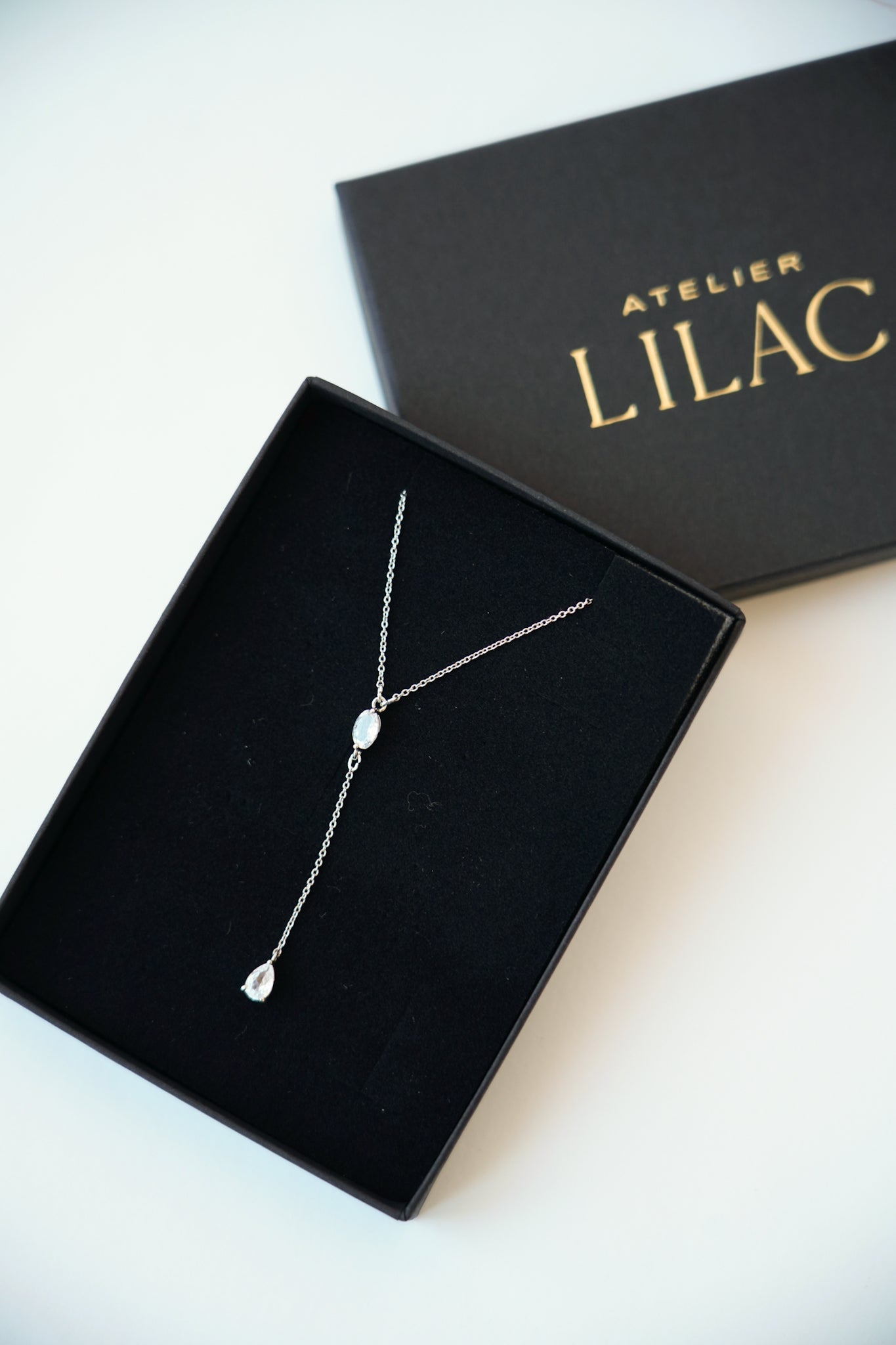 Hirondelle - Collier de mariée élégant et bohème - Collier - Atelier Lilac