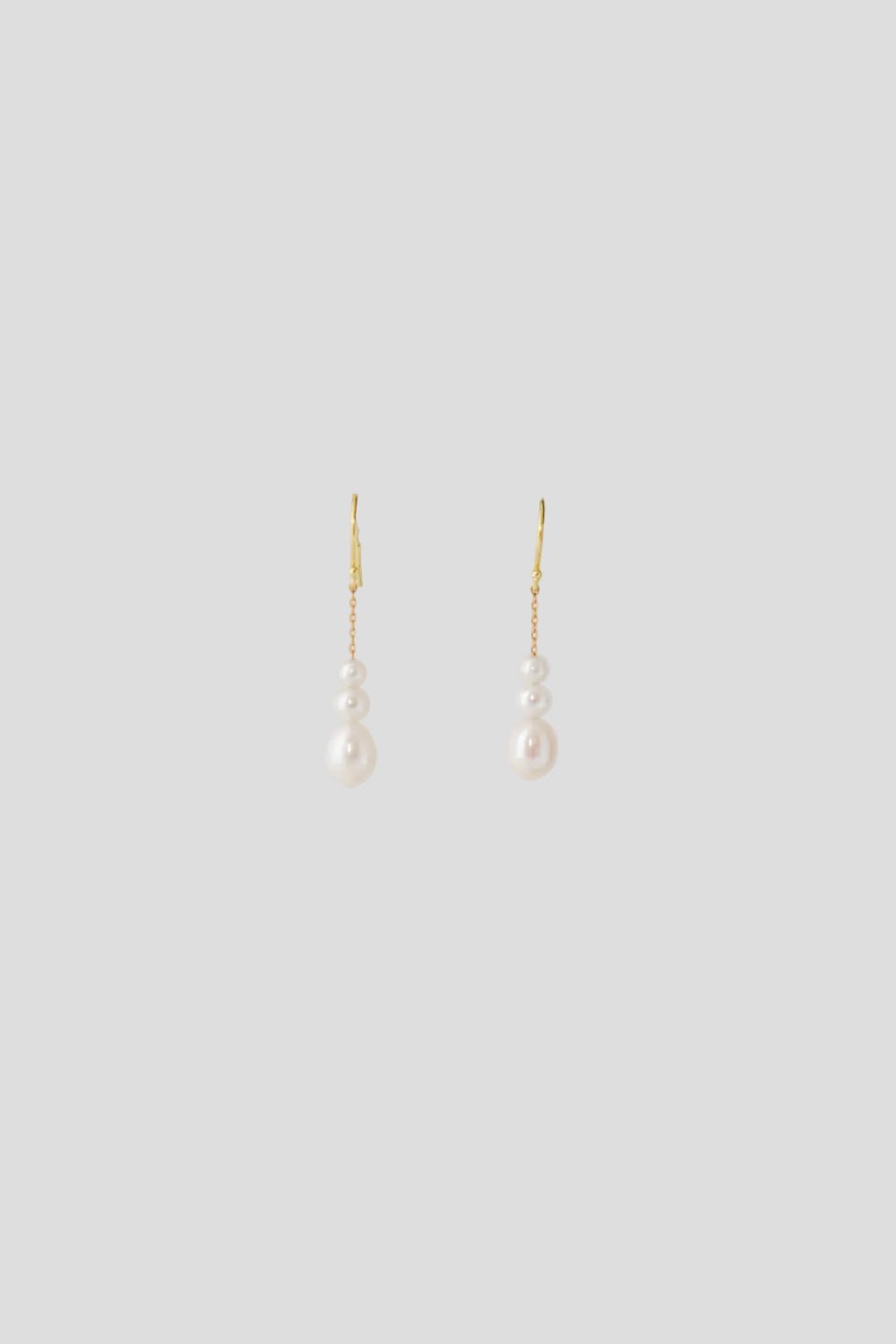 Lerato - Boucles d'oreilles pendantes en perles fines - Boucles d'oreilles courtes - Atelier Lilac