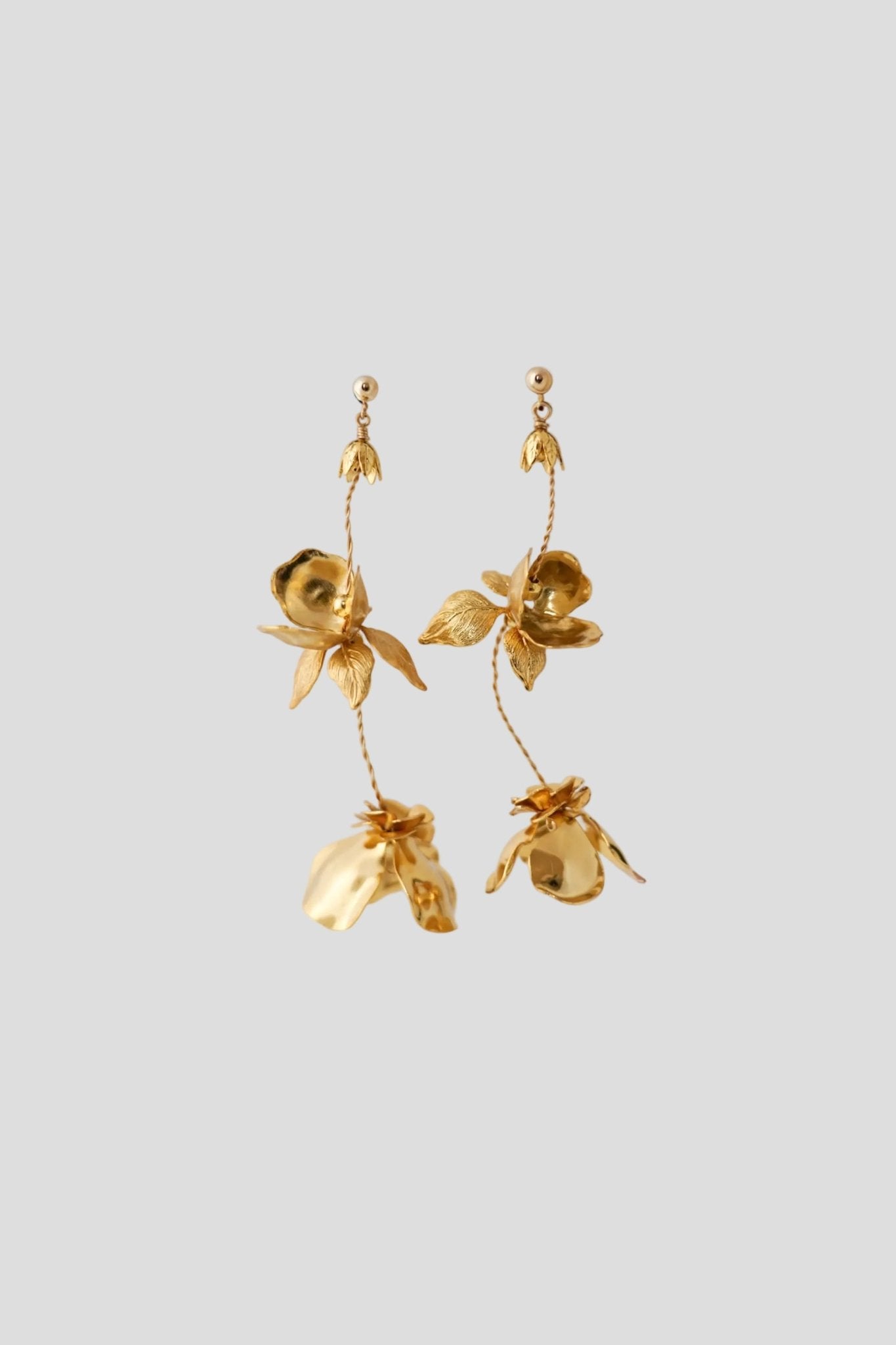 Lioness - Boucles d'oreilles pendantes mariage florales et bohèmes - Boucles d'oreilles longues - Atelier Lilac
