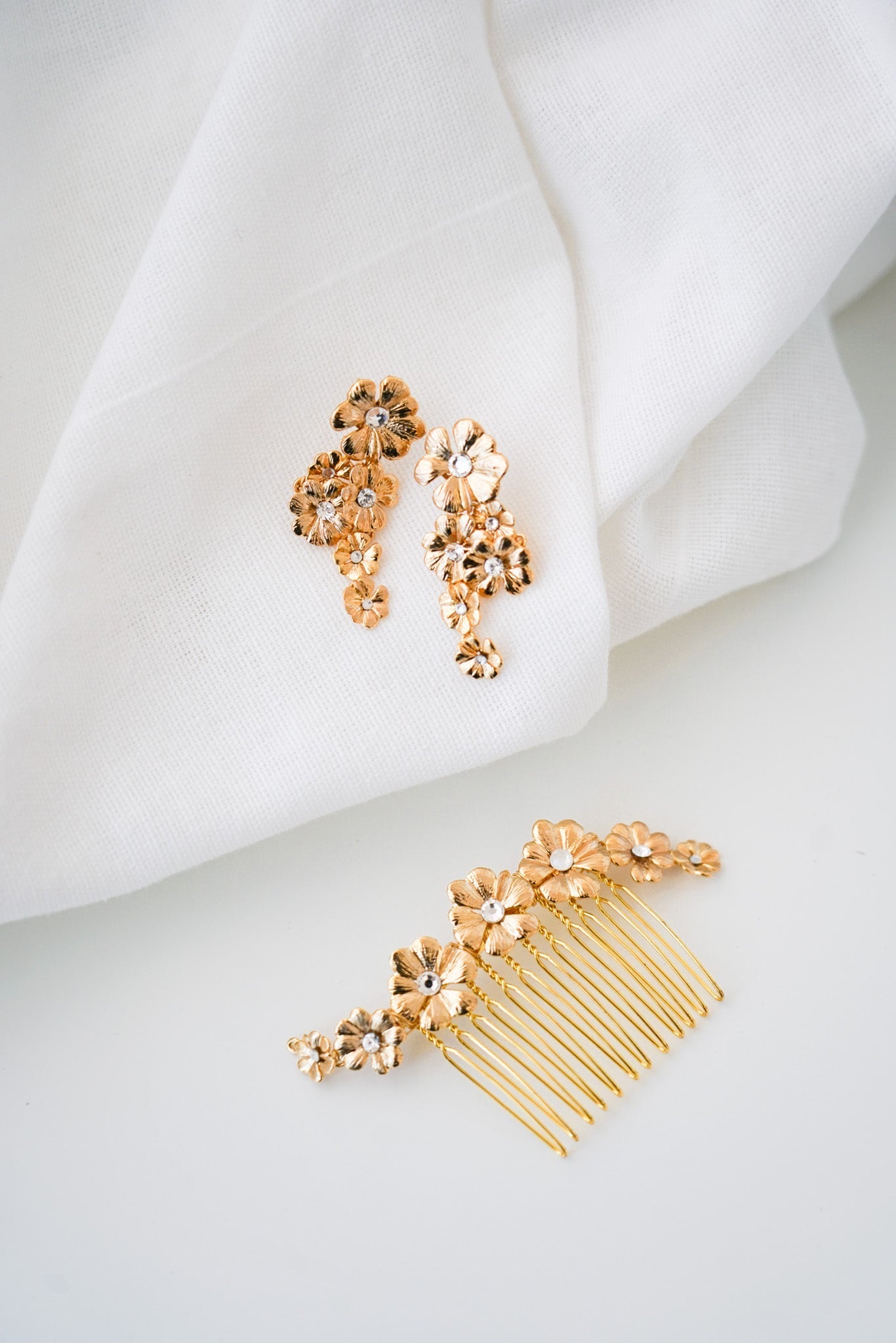 Mathilde - Boucles d'oreilles Fleuri Bohème - Boucles d'oreilles longues - Atelier Lilac