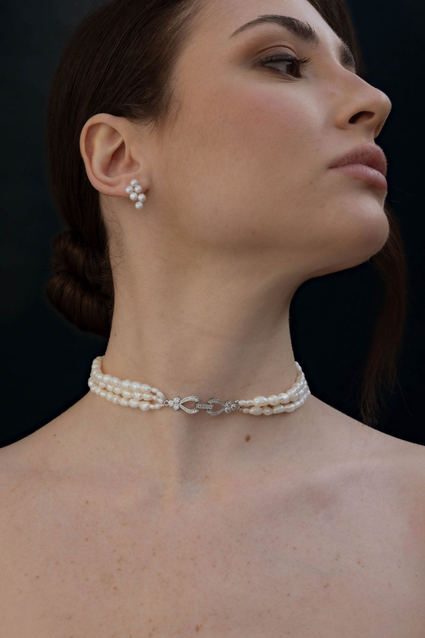 Milano - Collier de perles mariage ras de cou - Collier - Atelier Lilac