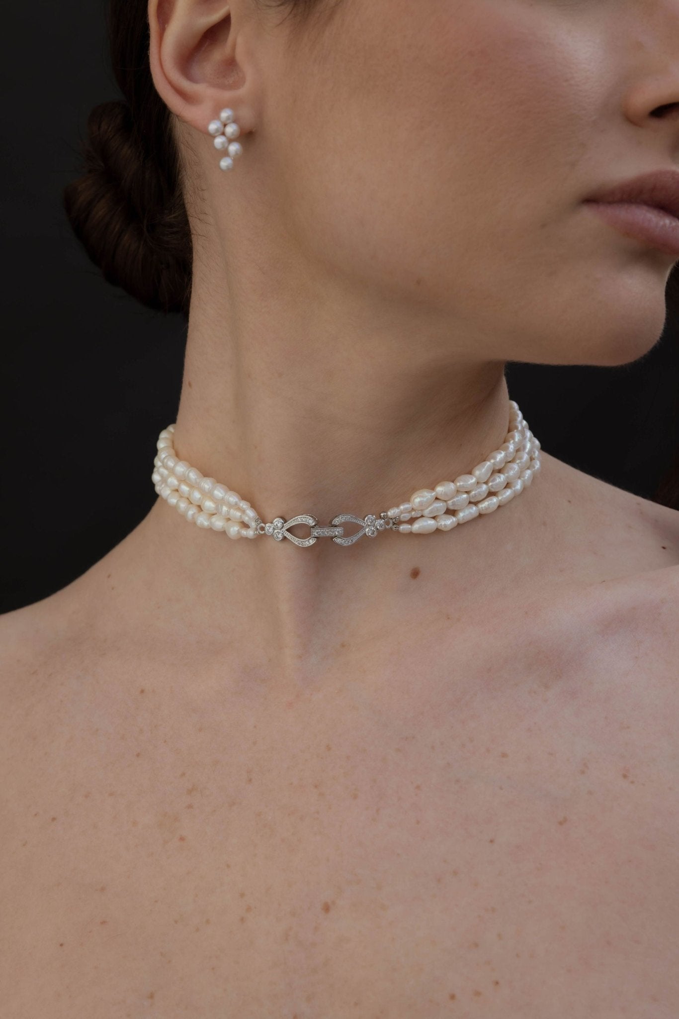 Milano - Collier de perles mariage ras de cou - Collier - Atelier Lilac