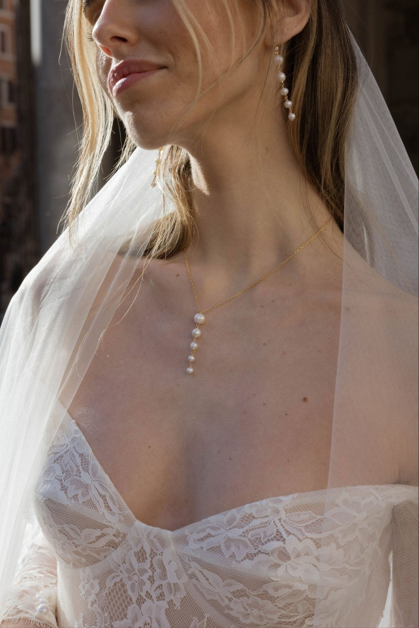 Modena - Collier de mariée en perles naturelles - Collier - Atelier Lilac