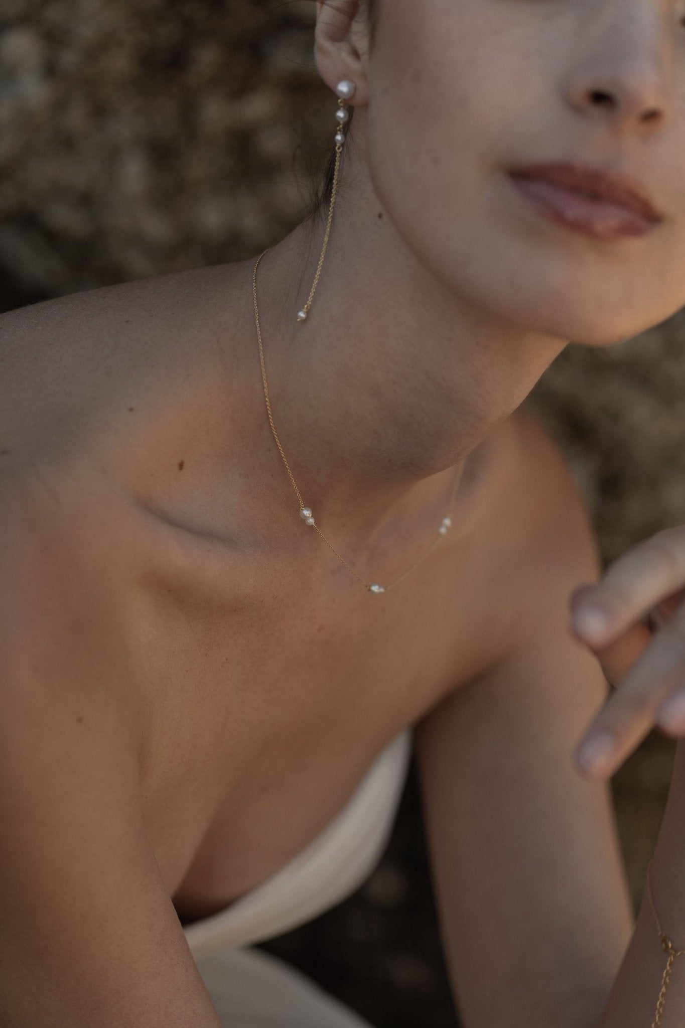 Nala – Collier en perles de culture délicat et raffinée pour mariée - Collier - Atelier Lilac
