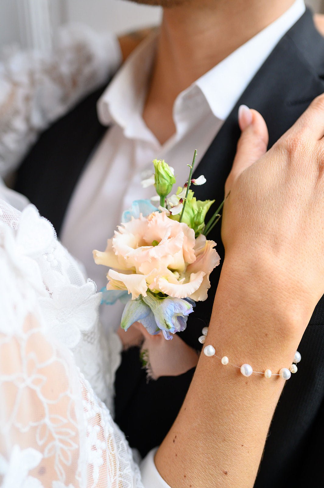 Niege - Bracelet mariage delicat perles naturelles - Bracelet - Atelier Lilac