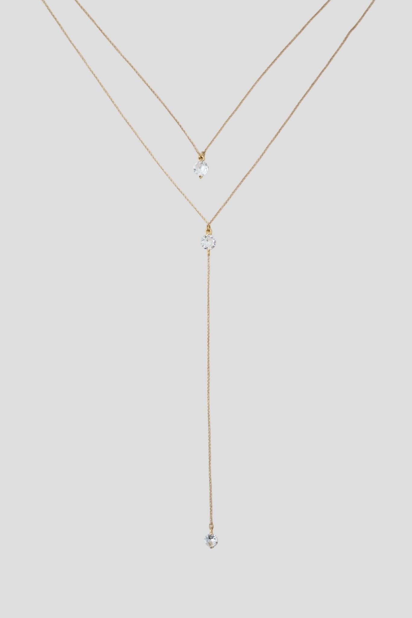 Thobeka - Collier dos nu mariage, bijou de dos zircons - Collier de dos - Atelier Lilac