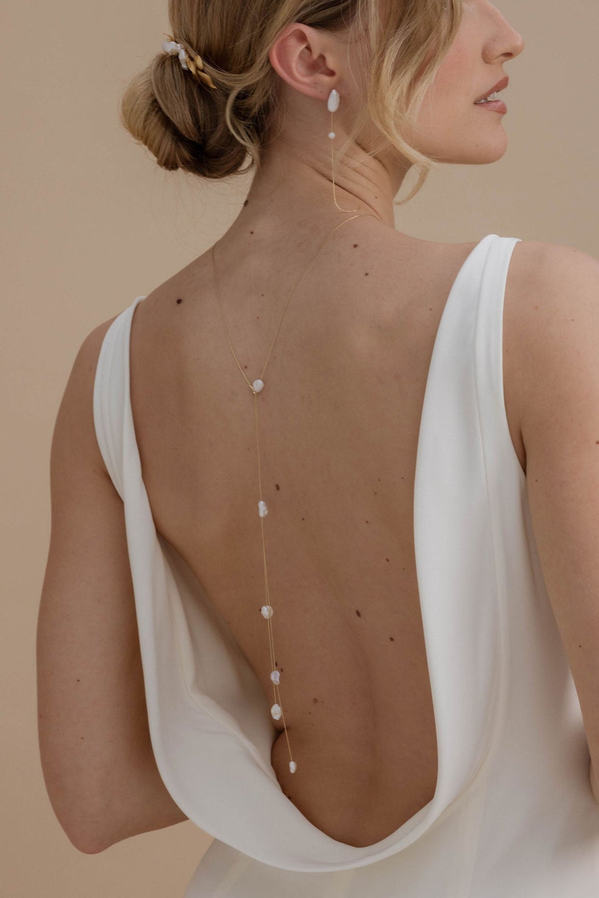 Venezia - Bijoux/ pic de cheveux mariage moderne perles baroques - Pic - Atelier Lilac