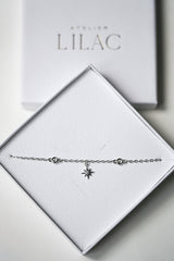 cadeaux pour mariage bracelet céleste avec une étoile et des petits cristaux