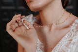 collier de dos pour mariée et demoiselle d'honneur