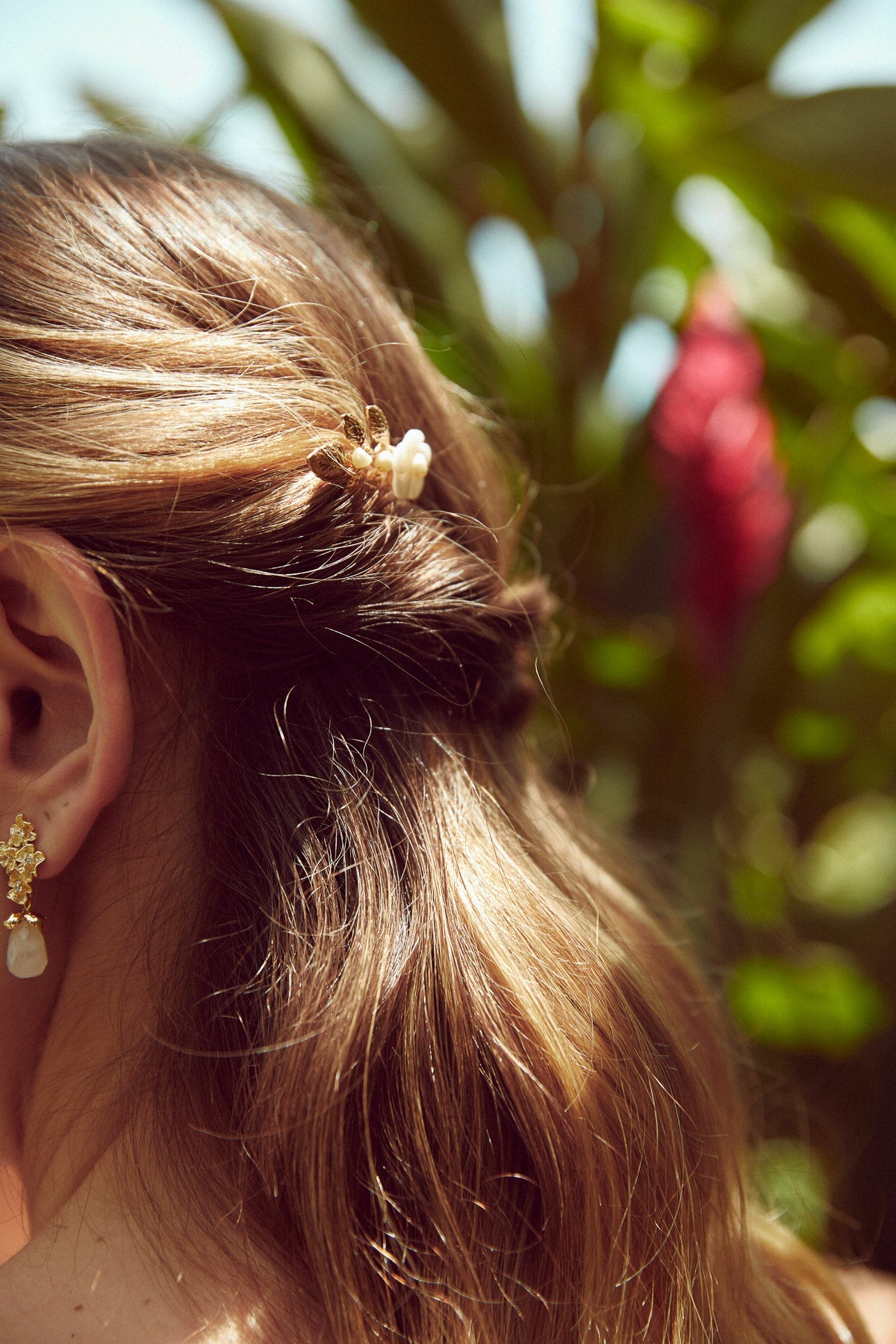 Andressa - Boucles d'oreilles quartz - Boucles d'oreilles courtes - Atelier Lilac