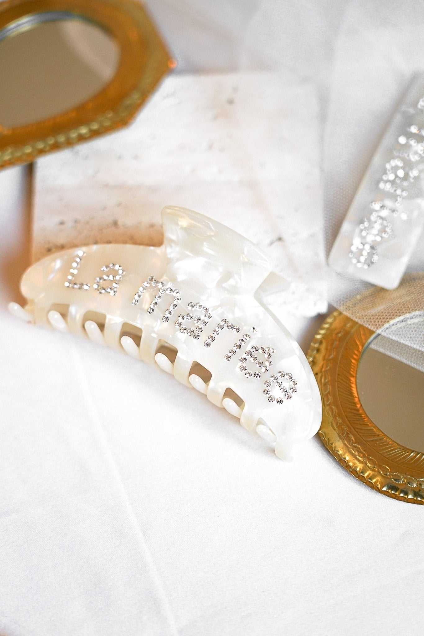 Barrette à cheveux - La Mariée - Barrettes - Atelier Lilac