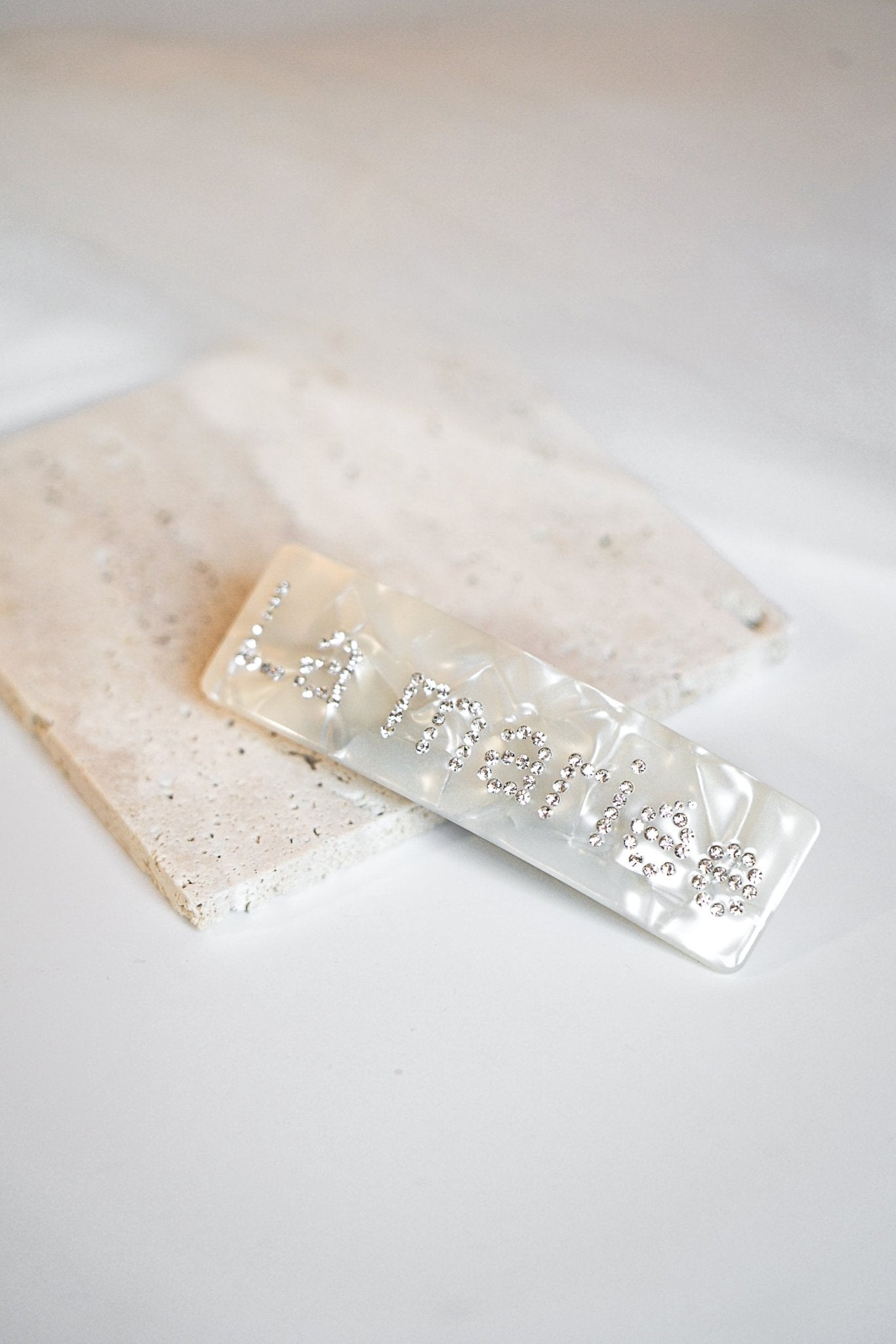 Barrette à cheveux - La Mariée - Barrettes - Atelier Lilac