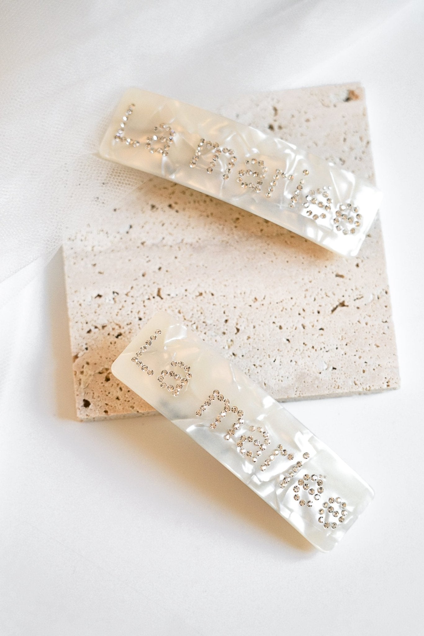 Barrette à cheveux - La Mariée - Barrettes - Atelier Lilac