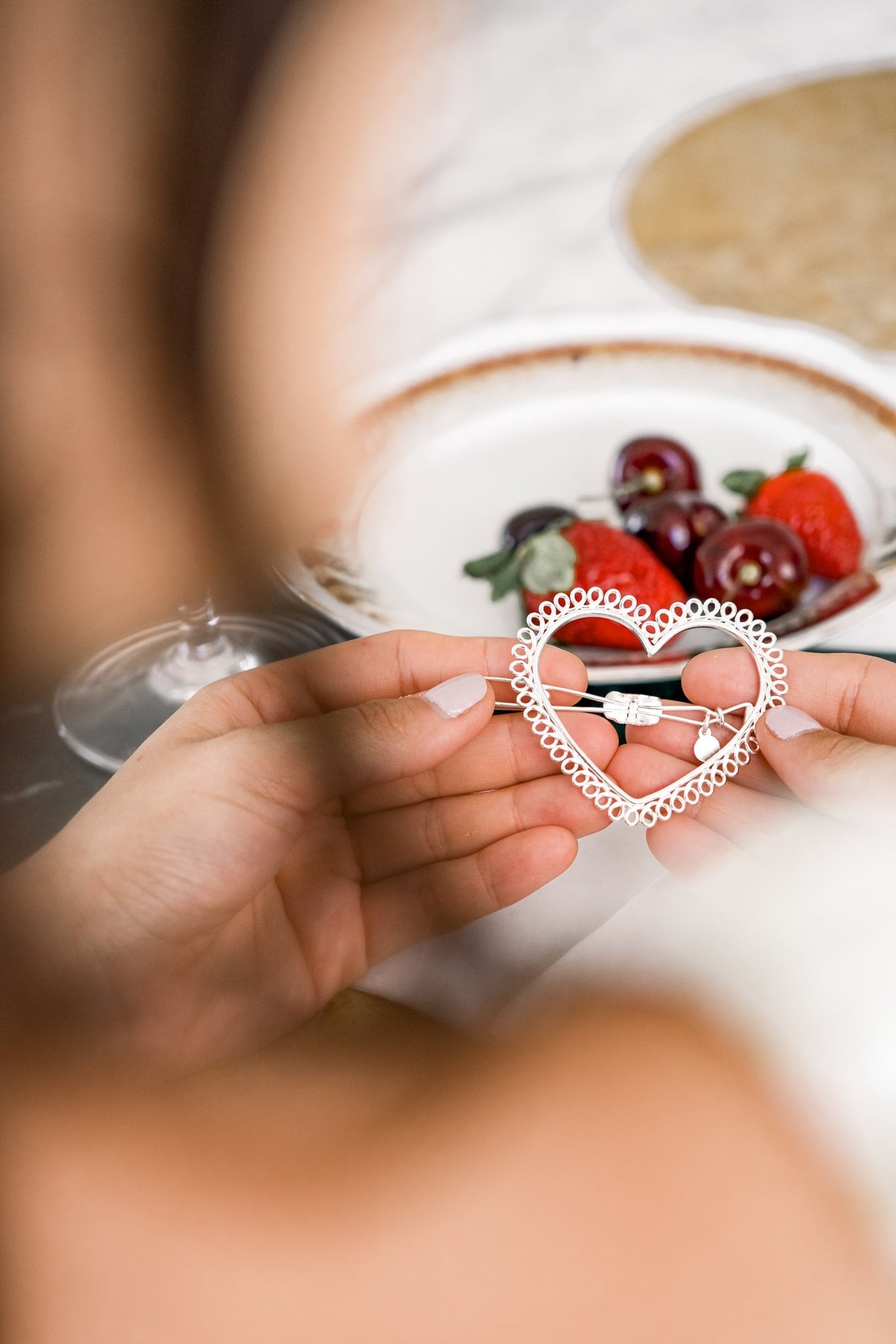 Coeur - Barrette Romantique - Barrettes - Atelier Lilac