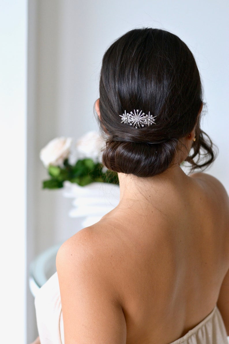 Étoilée - Peigne à cheveux celeste - Petit peigne - Atelier Lilac
