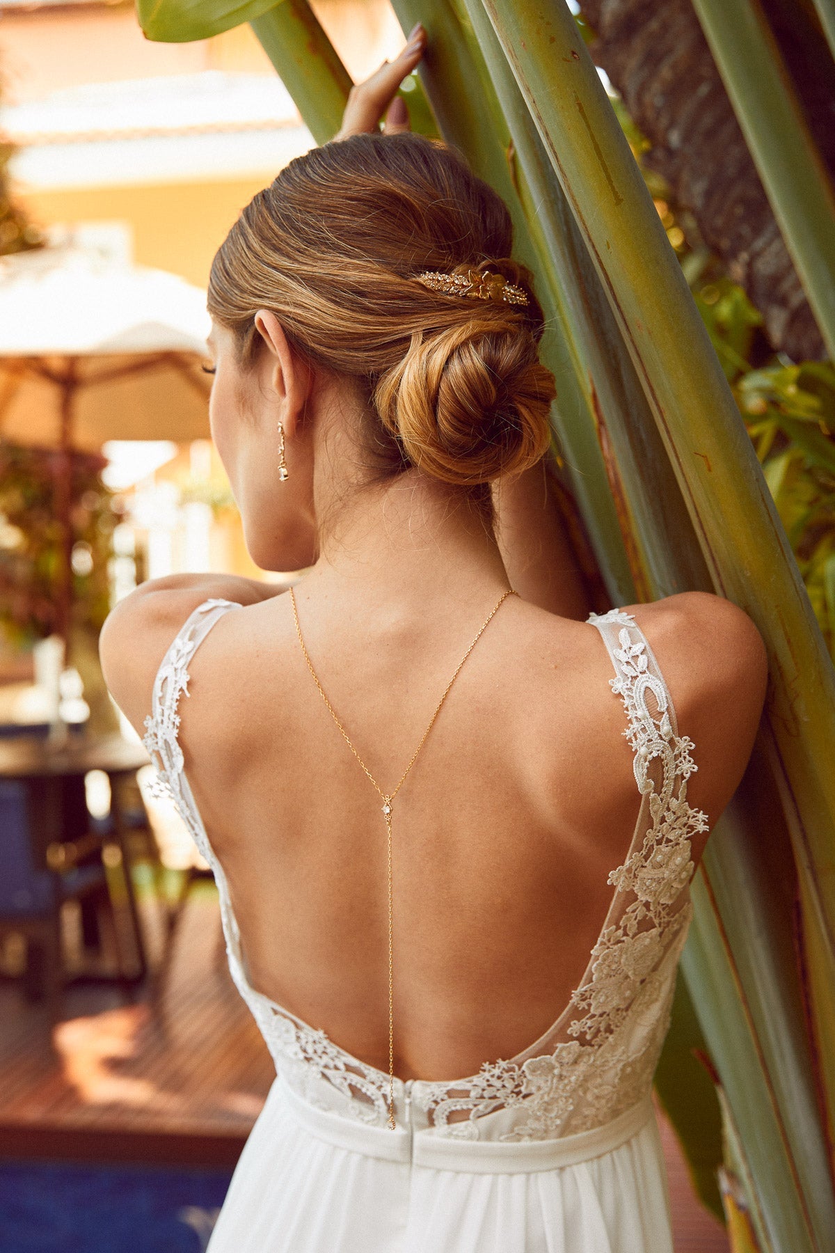 Flavia - Peigne mariage floral et bohème - Petit peigne - Atelier Lilac