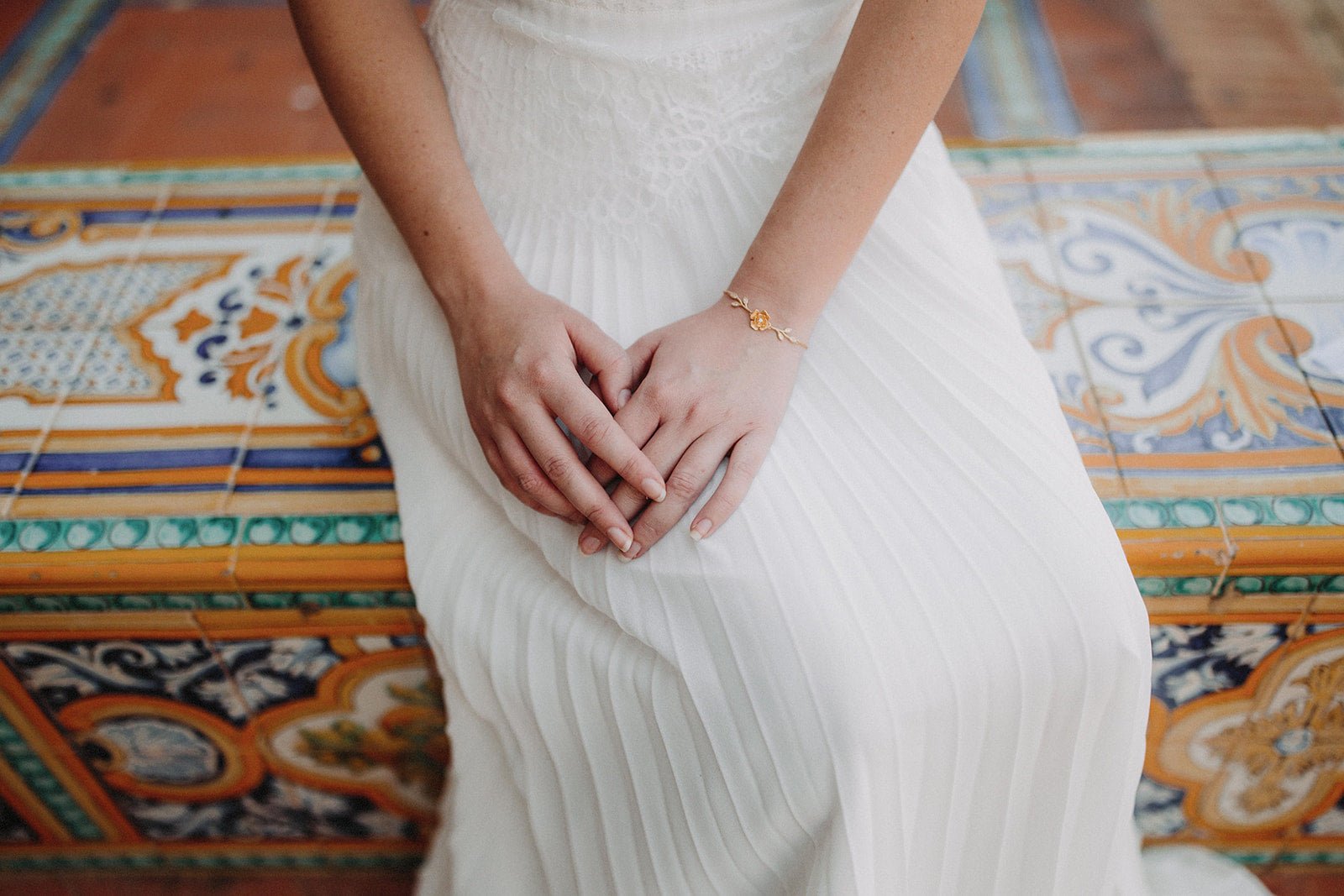 Fleurie - Bracelet mariage floral - Bracelet - Atelier Lilac
