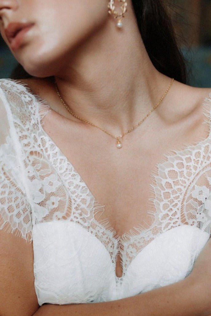 Joviale - Collier Perle Naturelle mariage - Collier - Atelier Lilac