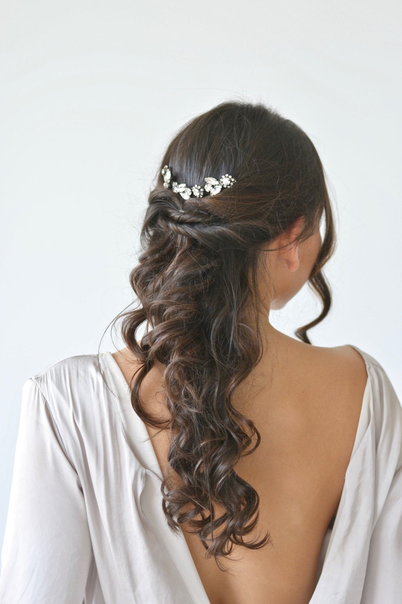 Loyale - Accessoire coiffure mariage cristaux - Vigne - Atelier Lilac