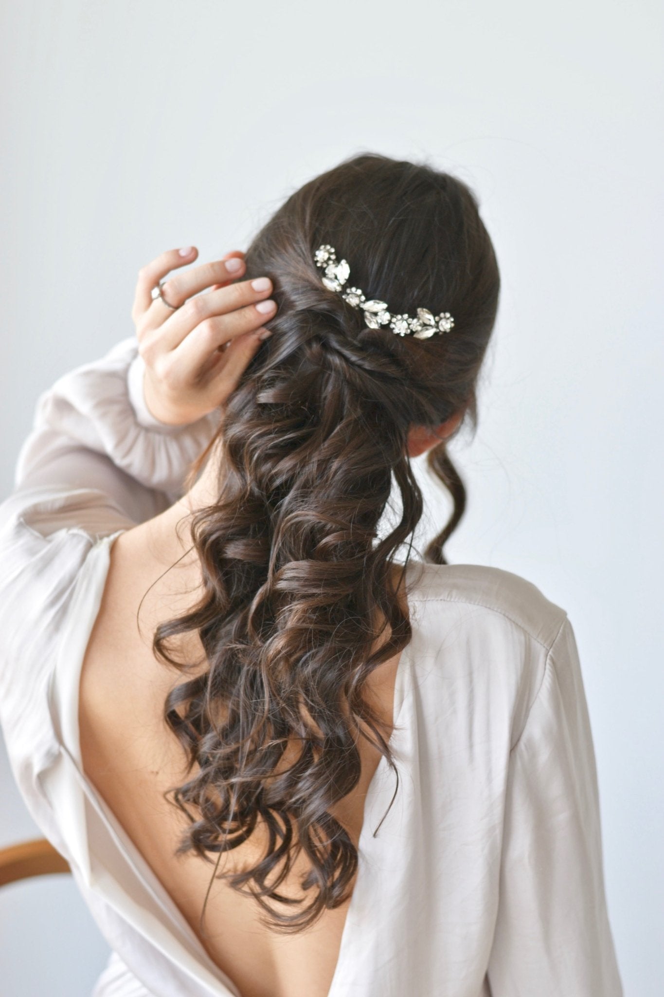 Loyale - Accessoire coiffure mariage cristaux - Vigne - Atelier Lilac