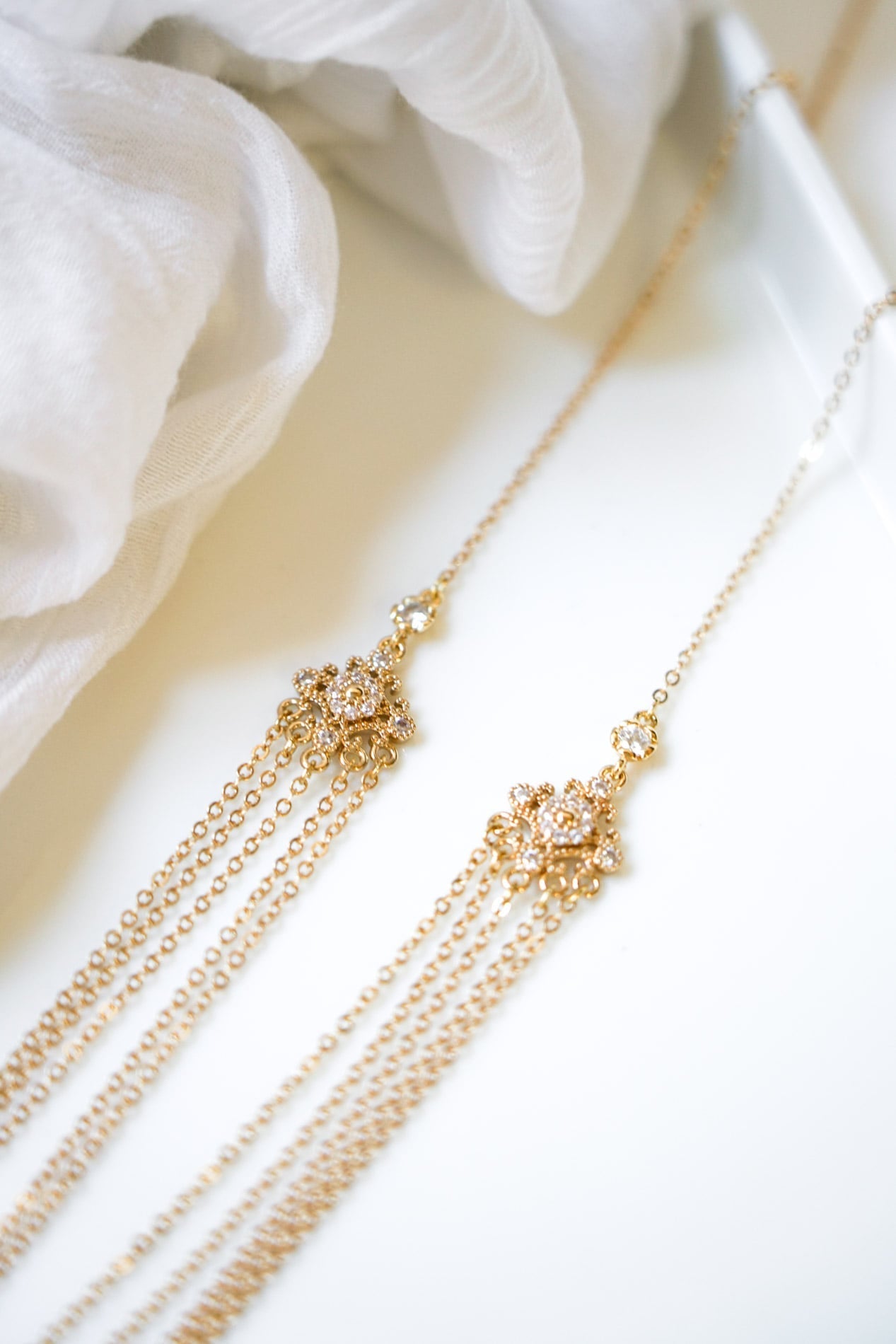 Majestueuse - Collier de dos de rêve - Collier de dos - Atelier Lilac