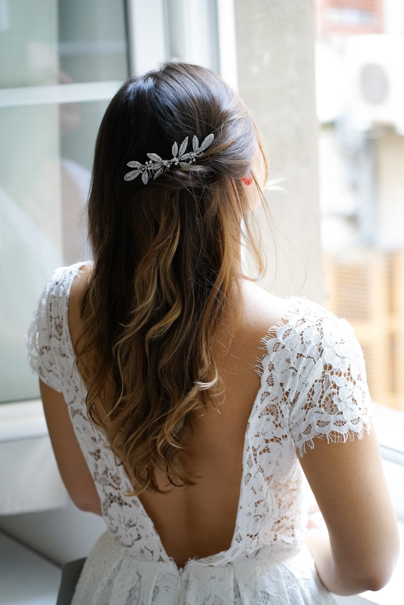 Marie - Peigne de mariée vintage - Grand peigne - Atelier Lilac