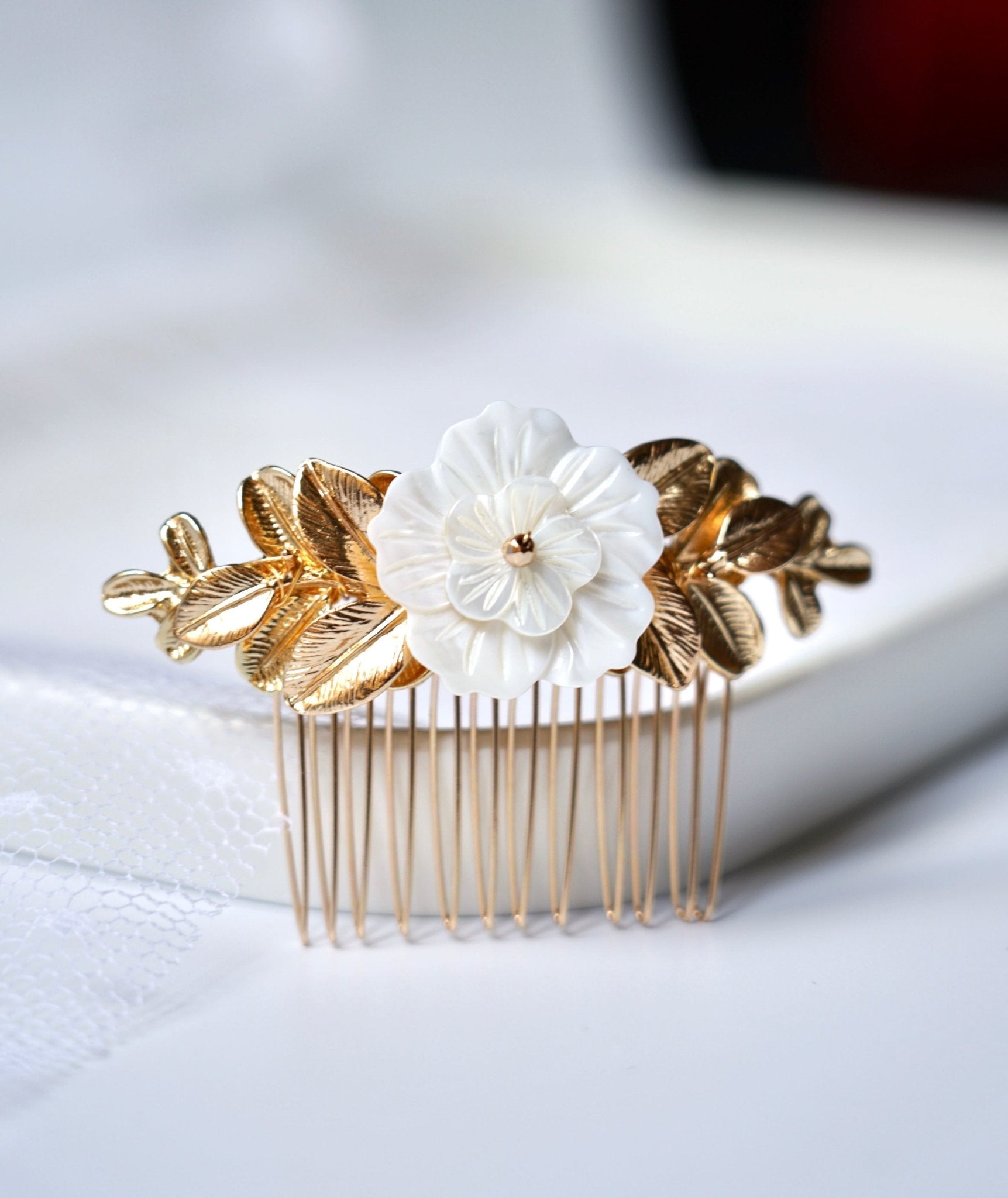 Merveilleuse - Peigne de Mariage Vintage - Petit peigne - Atelier Lilac
