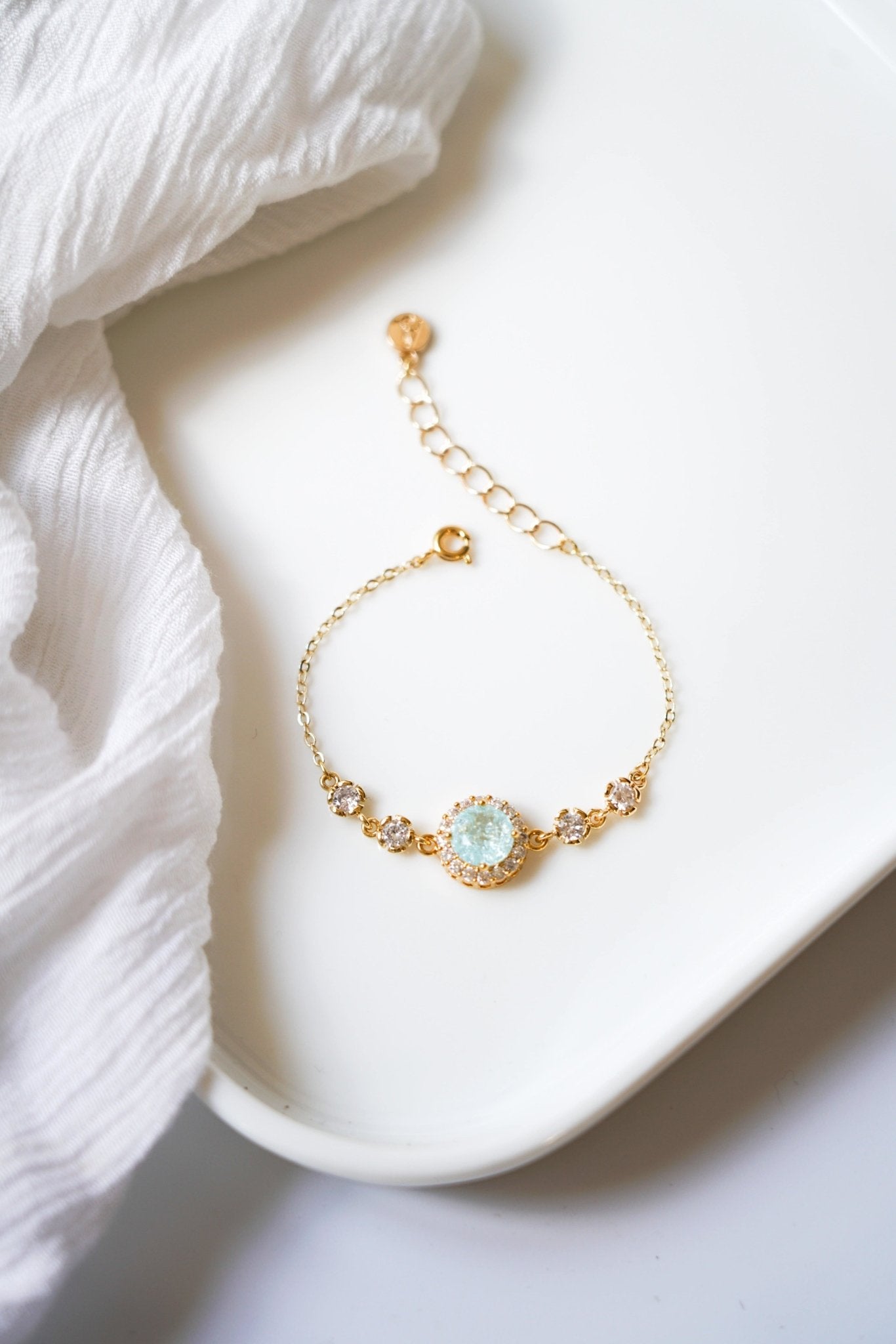 Paisible - Bracelet de mariée glamour - Bracelet - Atelier Lilac