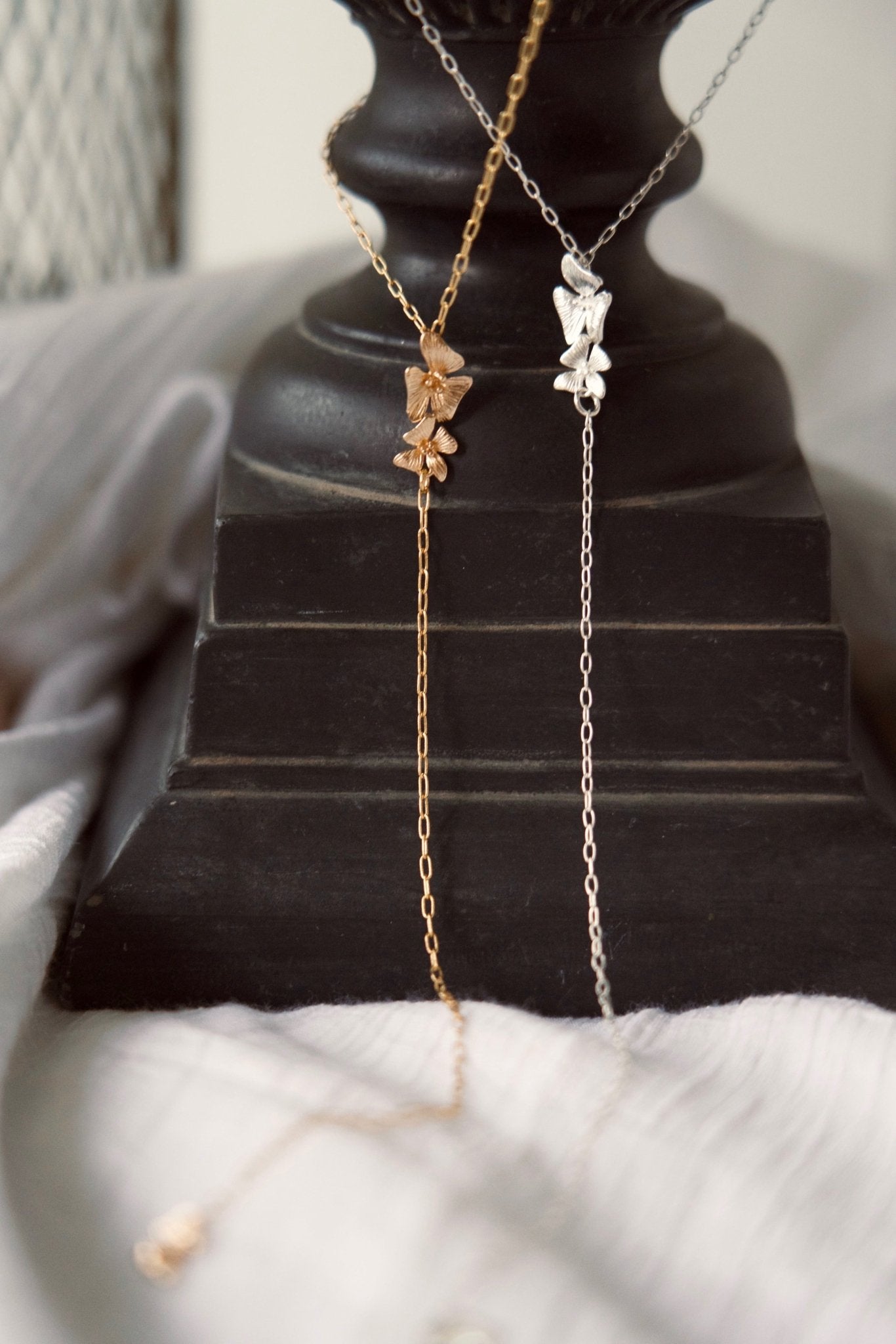 Passionnée - Collier de dos floral - Collier de dos - Atelier Lilac